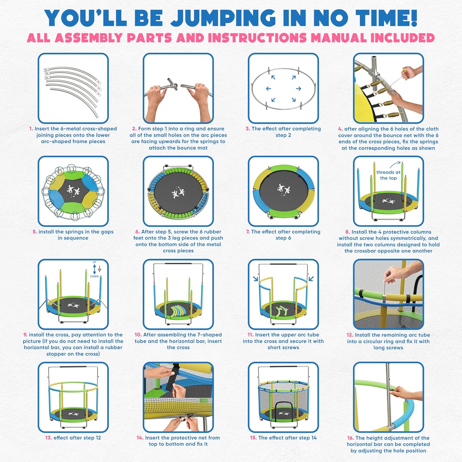KickStart 6-in-1 Toddler Trampoline